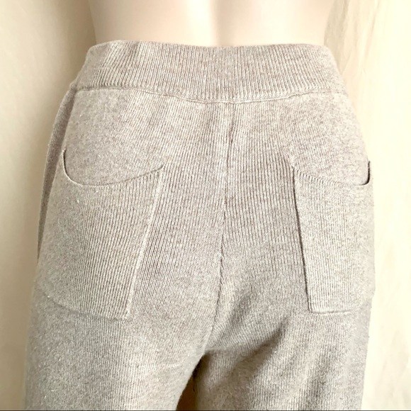 Genuine People Khaki Cashmere Drawstring Pants - Picture 14 of 16